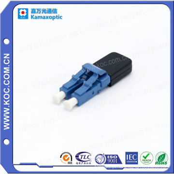 LC Singlemode Mini com Loopback de cabo de fibra óptica de caixa preta